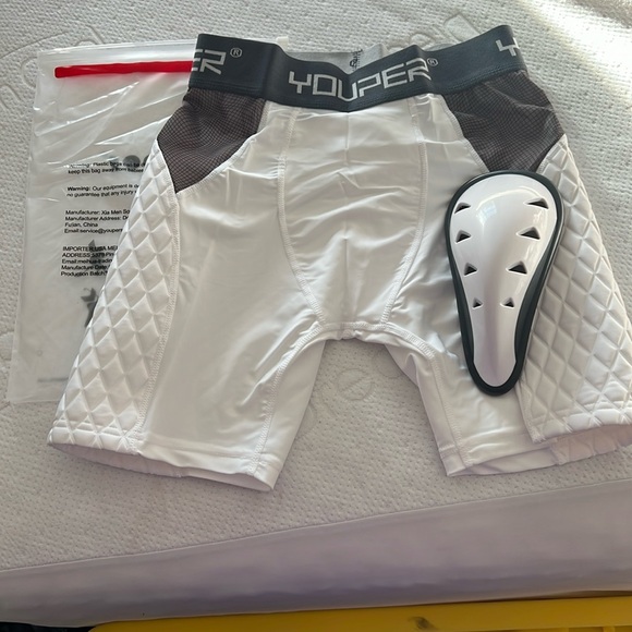 Youper Other - Brand new Youper elite sliding Shorts with cup Hockey Football soccer baseball